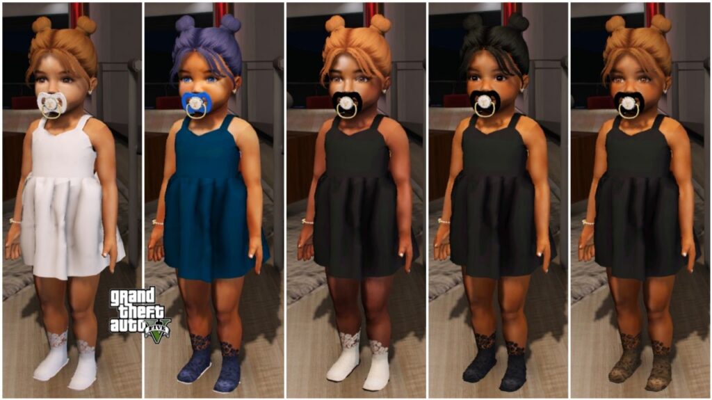 GTA 5 :- Baby Female 77 Bundle with 5 Variants [Singleplayer/Fivem ...