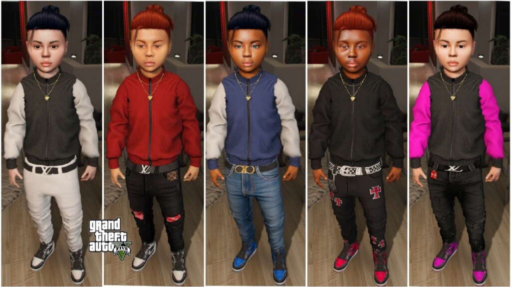 Kid Ped Mods Pack for FiveM – Child Male 38 - GTC Mods