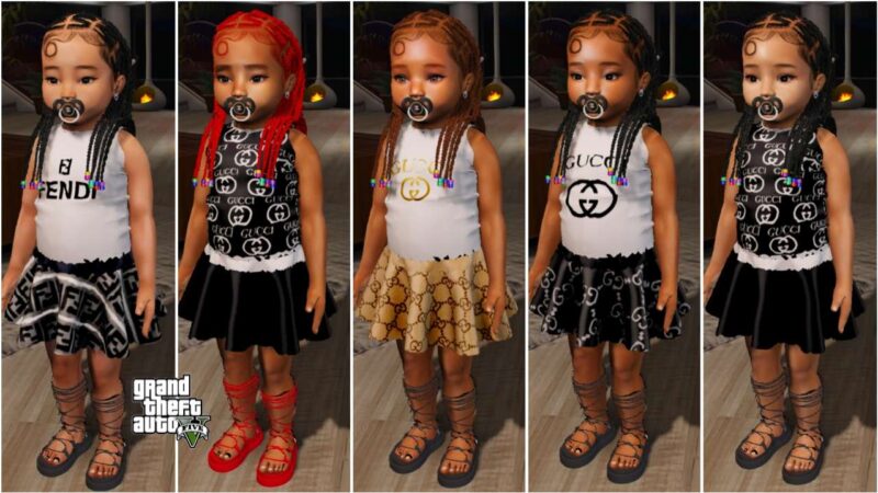 GTA 5 :- Baby Female 126 Bundle with 5 Variants [Singleplayer/Fivem ...