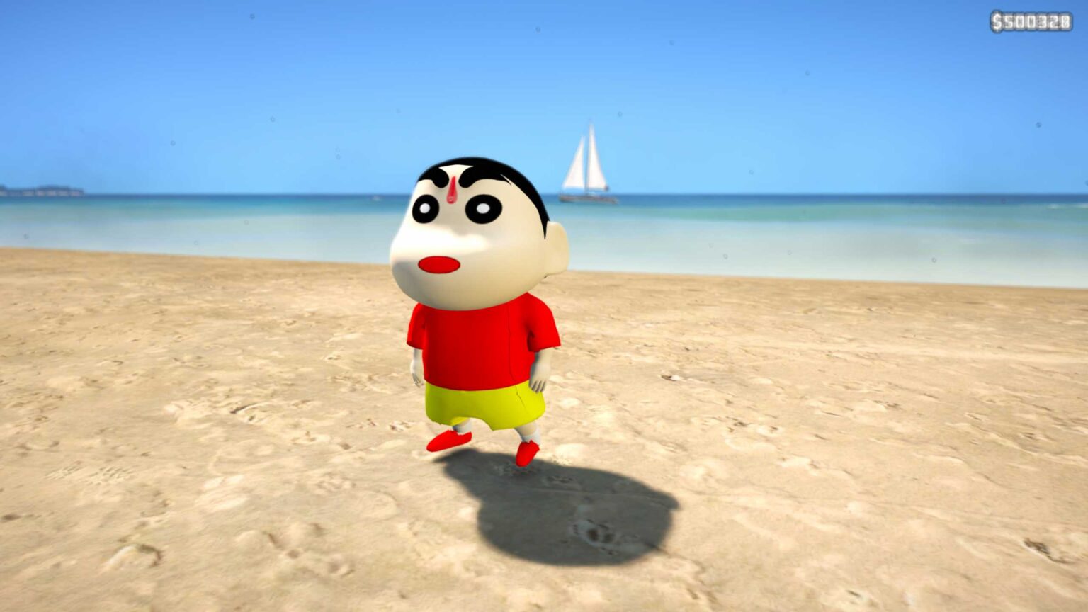 GTA 5 :-Actual Shinchan Cartoon Skin Ped Mod for GTA 5 [Singleplayer ...