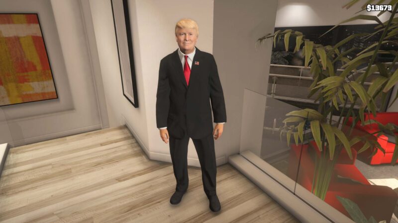 GTA 5 :- Donald Trump Ped Mod for [FiveM/Singleplayer] - GTC Mods