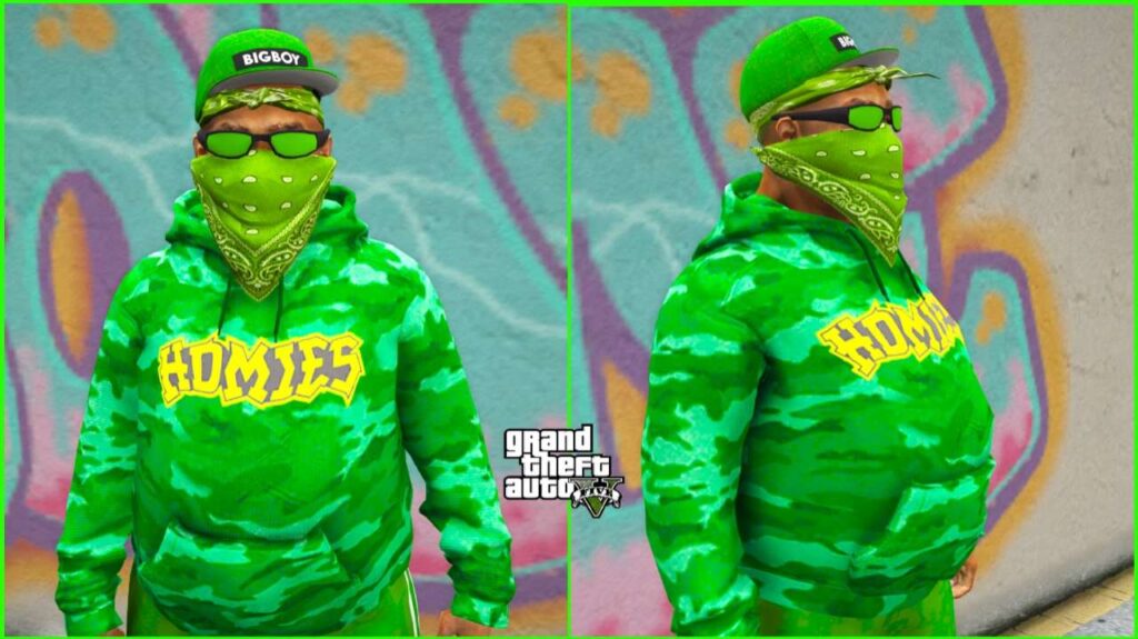 GTA 5 :- Green Gang Fat Ped Mod for [FiveM/Singleplayer] - GTC Mods