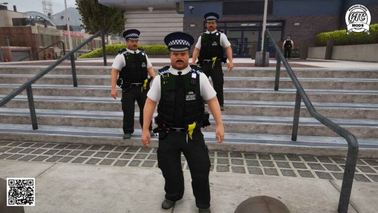 GTA 5 Fat UK Police Officer Ped for FiveM RP