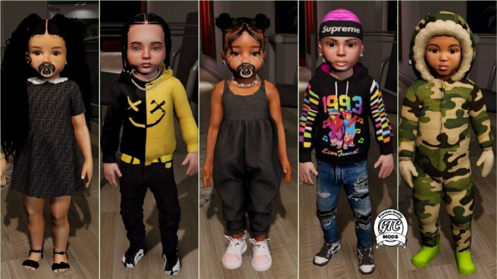 Fivem baby peds for roleplay- game ready files