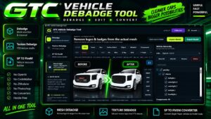GTC FiveM Vehicle Debadge Tool