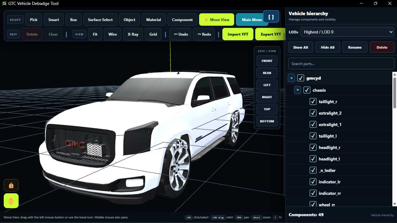 GTC FiveM vehicle mesh debadge tool